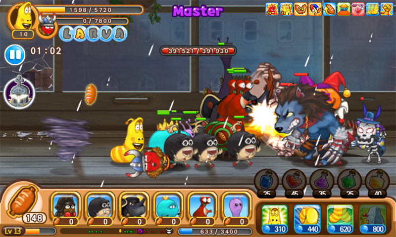 Hình ảnh Larva Heroes: Lavengers Hack Sở Hữu Heroes