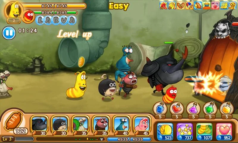 Hình ảnh Larva Heroes: Lavengers Mok Apk