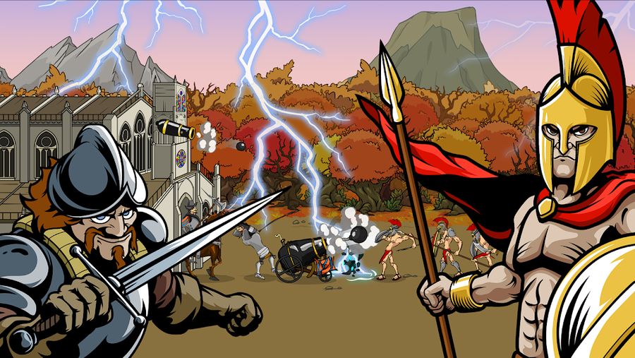 Hình ảnh Age of War 2 Hack Max Level