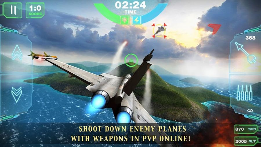 Hình ảnh Air Combat Online Mod Apk