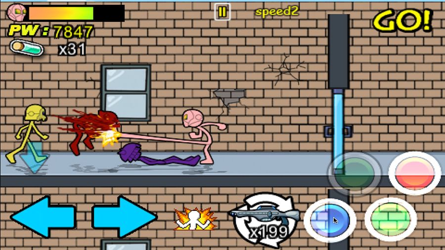 Hình ảnh Anger of stick 1 Hack Bất Tử