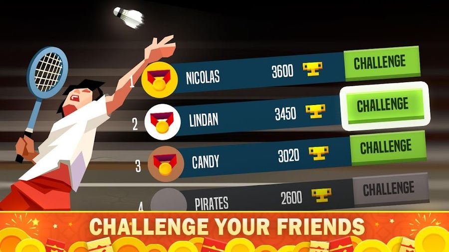 Hình ảnh Badminton League Hack Menu