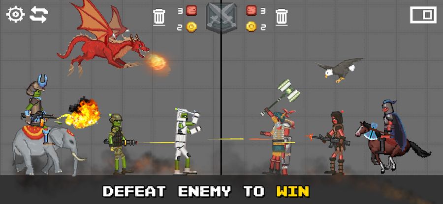 Hình ảnh Battle Playground Simulator Hack No Ads