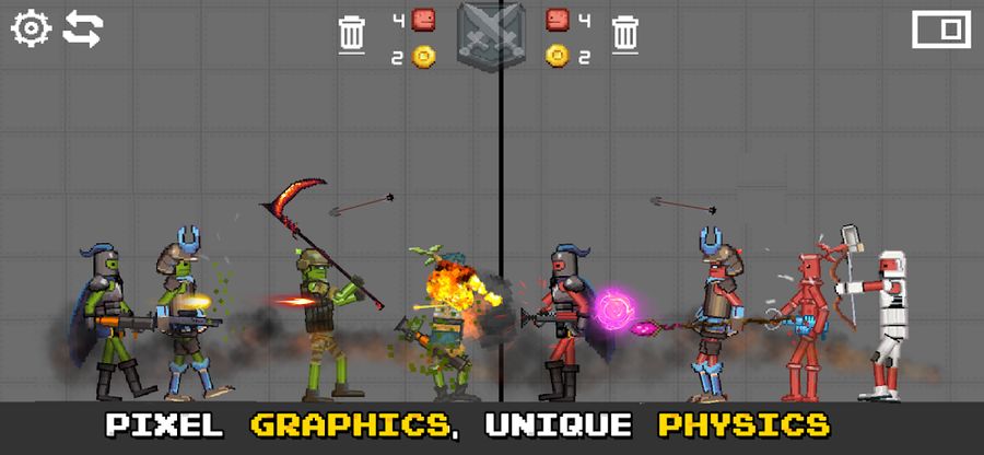 Hình ảnh Battle Playground Simulator Hack Mở Khóa