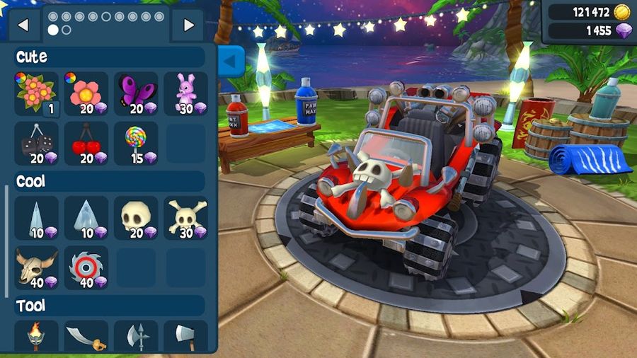 Hình ảnh Beach Buggy Racing Hack Kim Cương