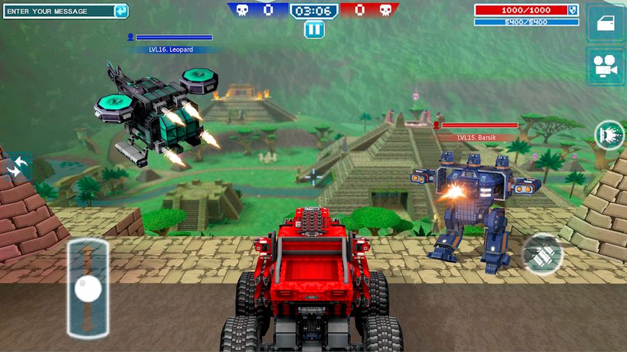 Hình ảnh Blocky Cars - trò chơi xe tăng Hack Đạn