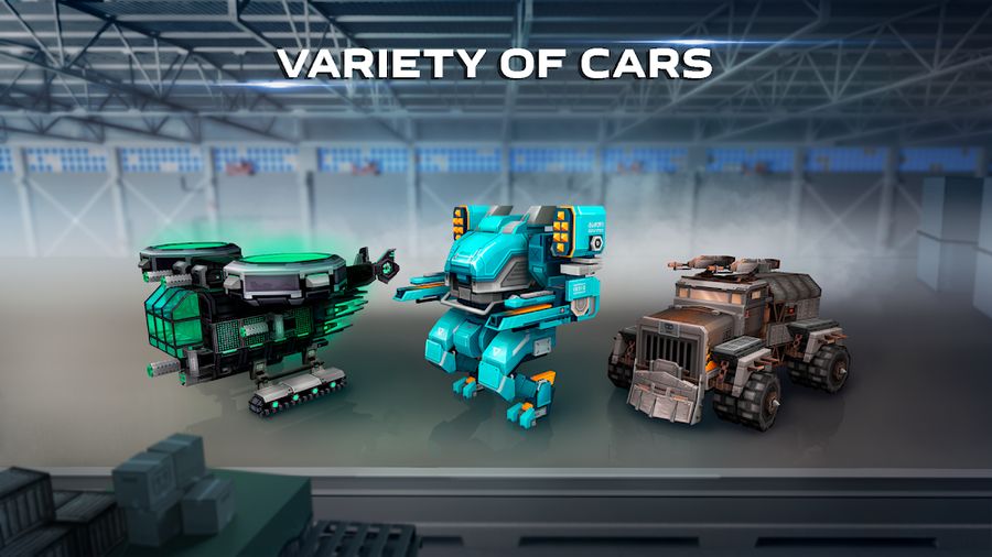 Hình ảnh Blocky Cars - trò chơi xe tăng Hack Vô Hạn Tiền và Kim Cương