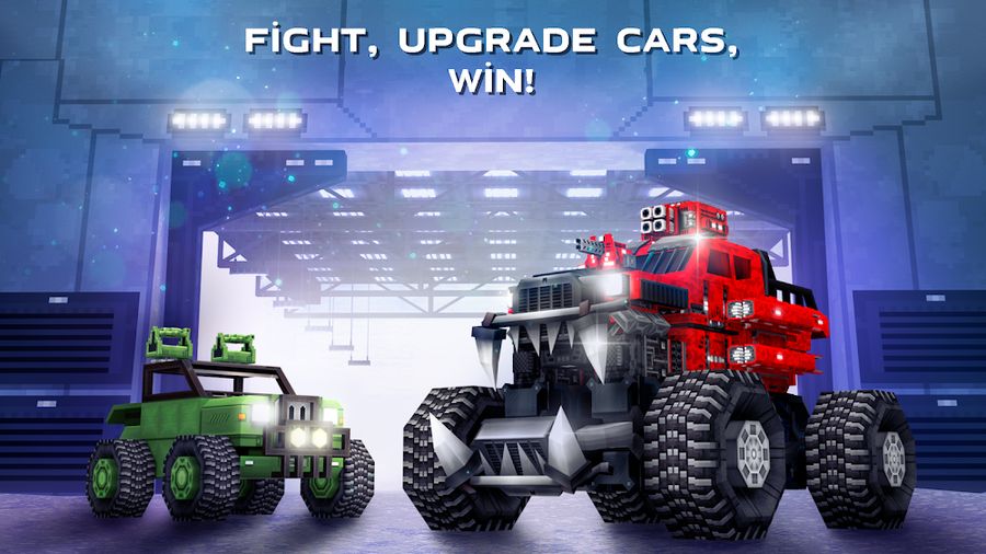Hình ảnh Blocky Cars - trò chơi xe tăng Hack Menu