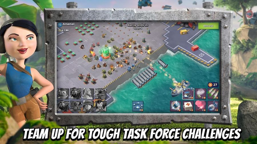 Hình ảnh Boom Beach Hack Vô Hạn Kim Cương