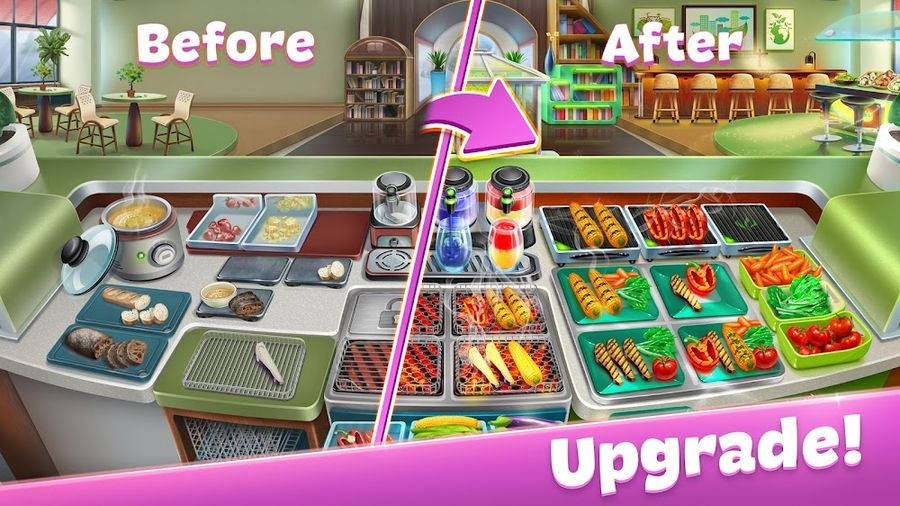 Hình ảnh Cooking Fever Hack Vô Hạn Vàng