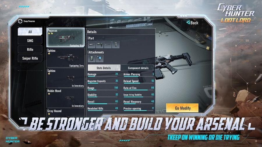 Hình ảnh Cyber Hunter Lite hack Unlocked All
