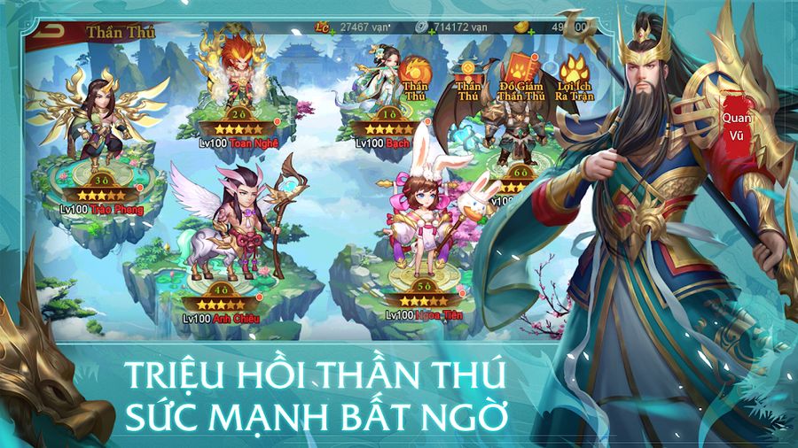 Hình ảnh Danh Tướng 3Q hack Free Shopping
