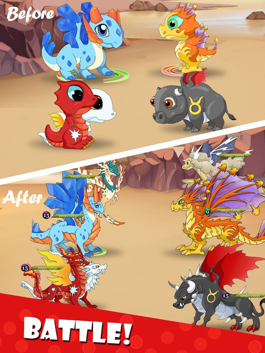 Hình ảnh Dragon Battle Hack Vàng