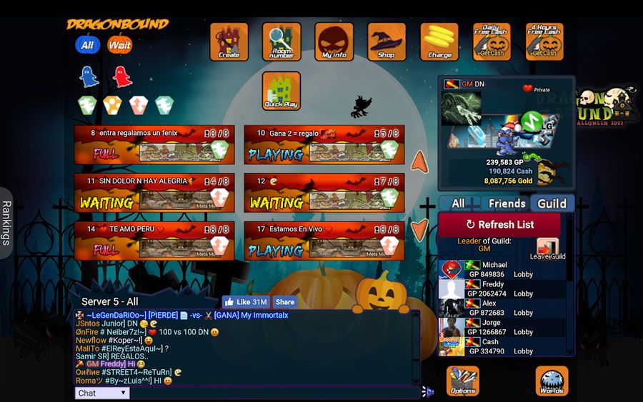 Hình ảnh DragonBound hack Menu