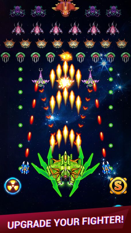 Hình ảnh Galaxy sky shooting Hack Vàng