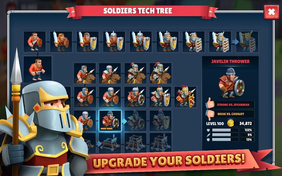 Hình ảnh Game of Warriors Hack Vàng