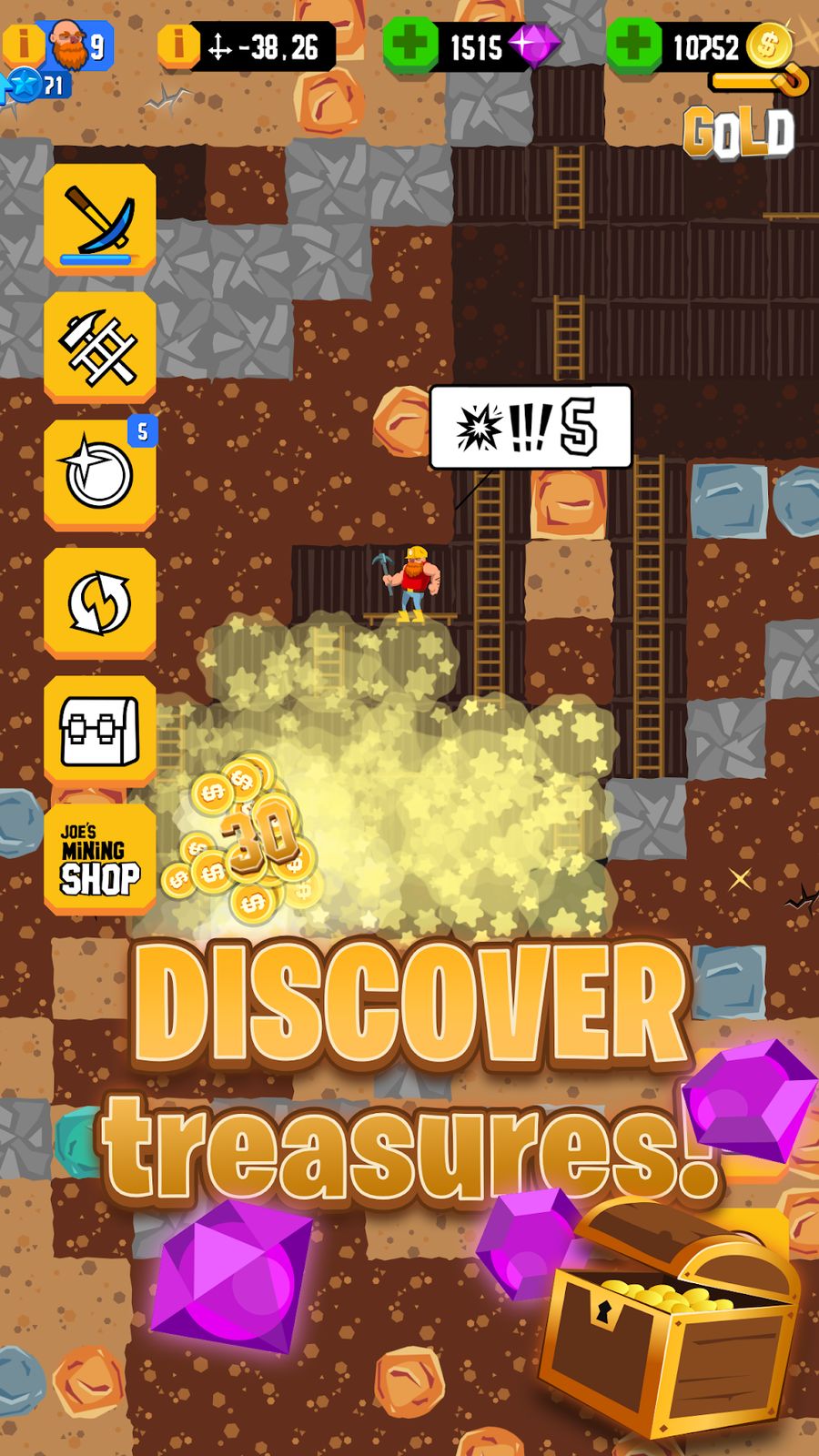 Hình ảnh Gold Digger FRVR Hack Vô Hạn Kim Cương