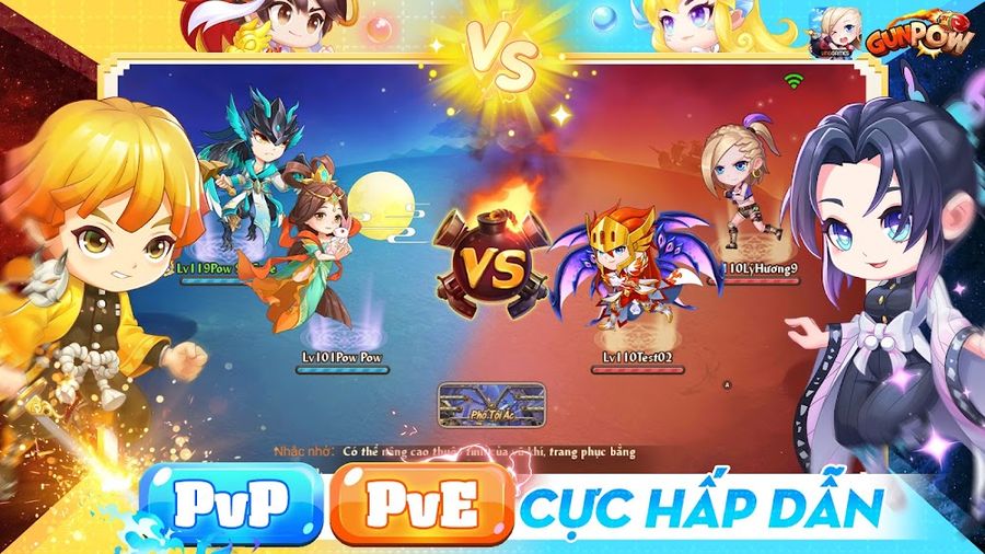 Hình ảnh GunPow - Bắn Gà Teen PK Hack Vô Hạn Tiền