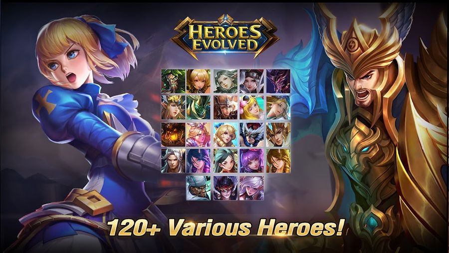 Hình ảnh Heroes Evolved Hack Unlimited Money and Gems