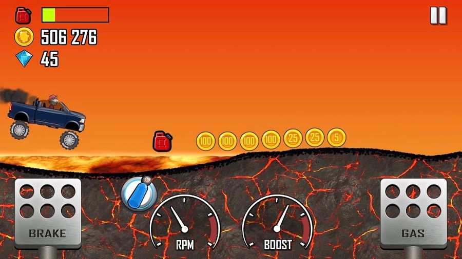 Hình ảnh Hill Climb Racing Hack Menu