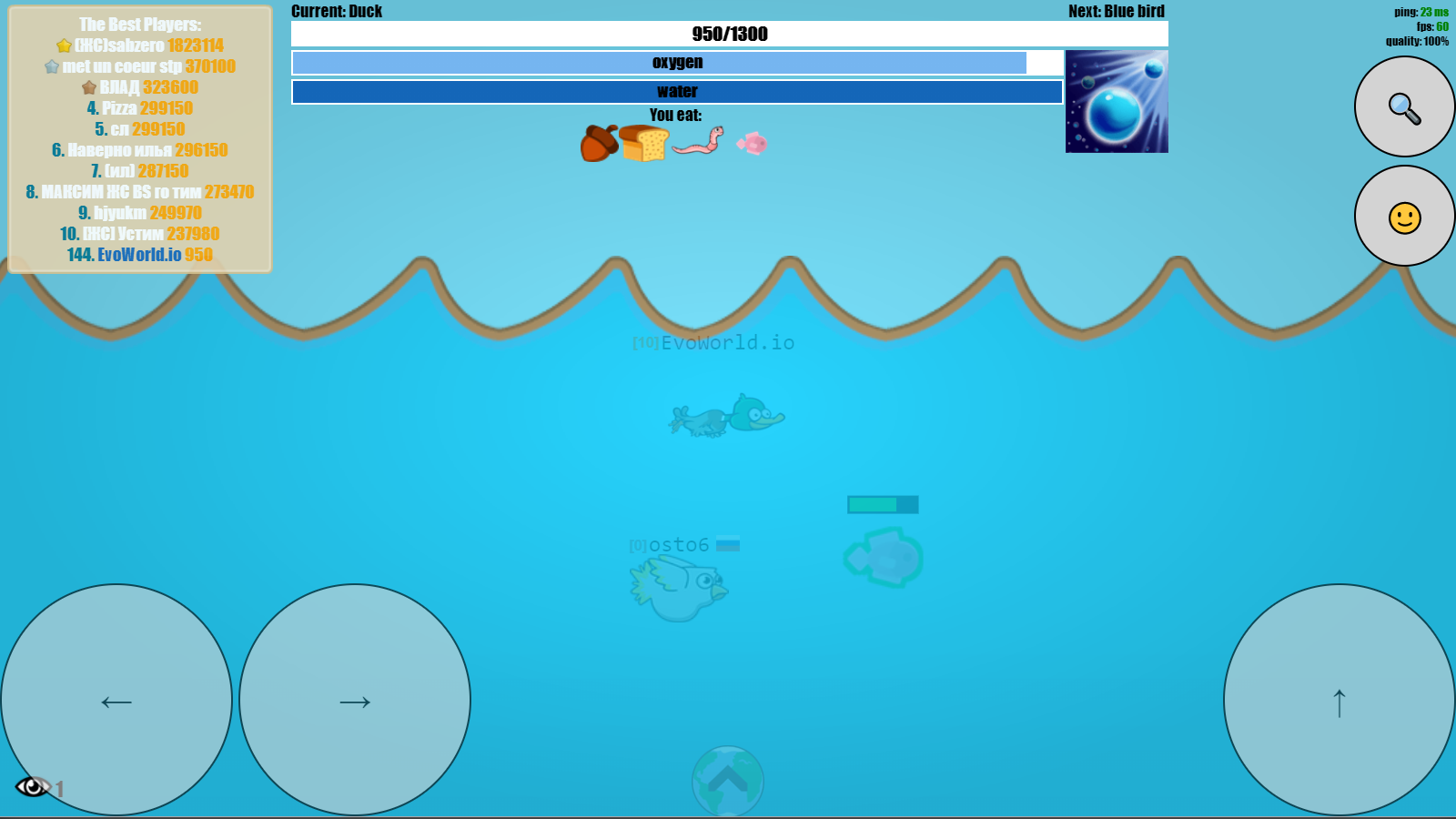 Hình ảnh EvoWorld.io hack Kim Cương