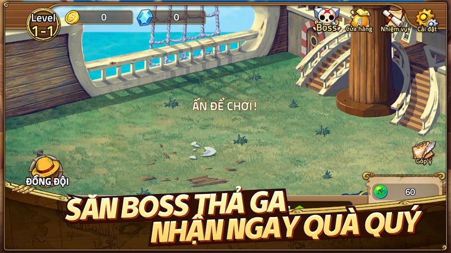 Hình ảnh Huyền Thoại Hải Tặc Hack Vô Hạn Tiền