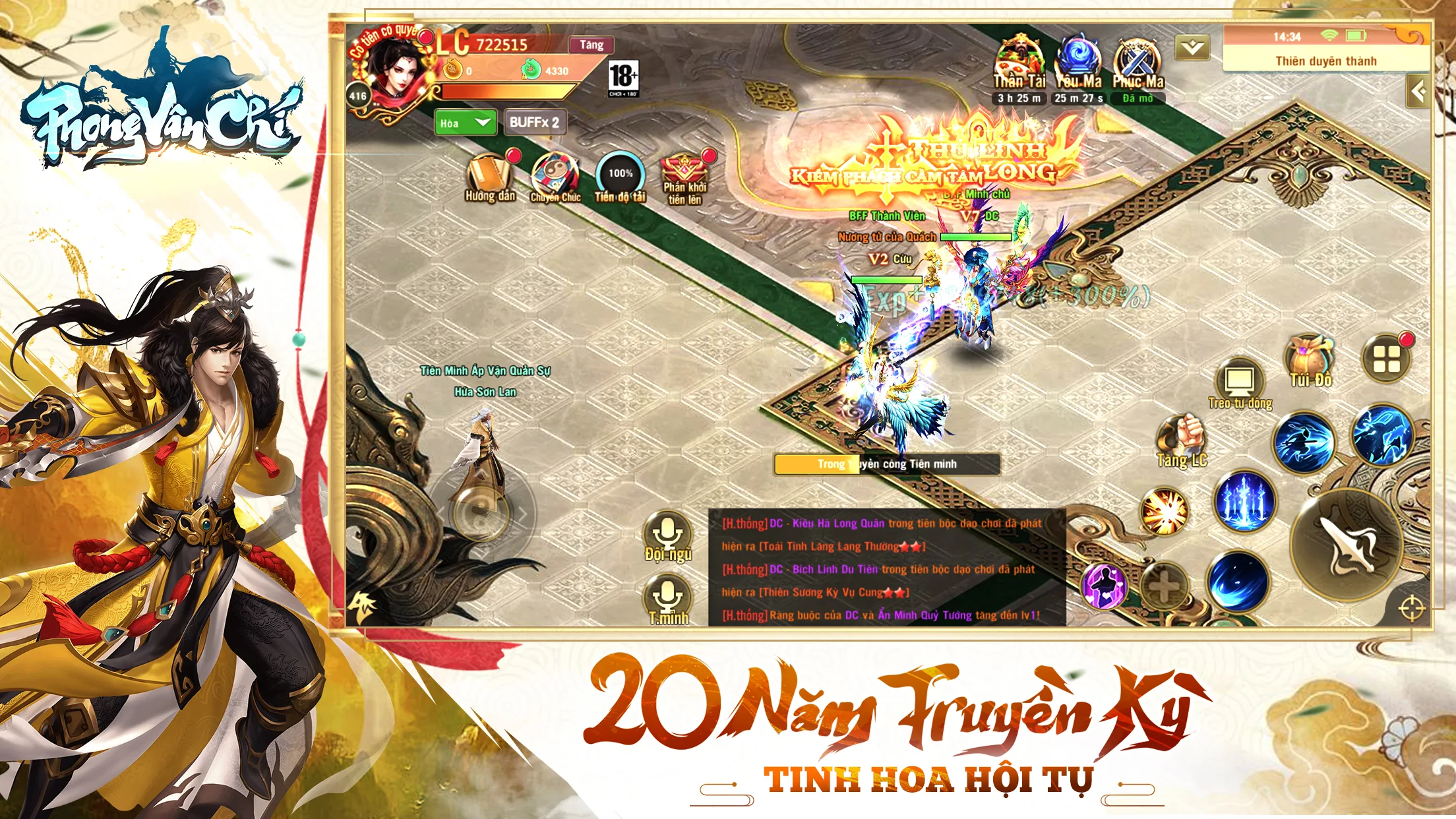 Hình ảnh Phong Vân Chí – Chuẩn Võ Lâm Hack Menu