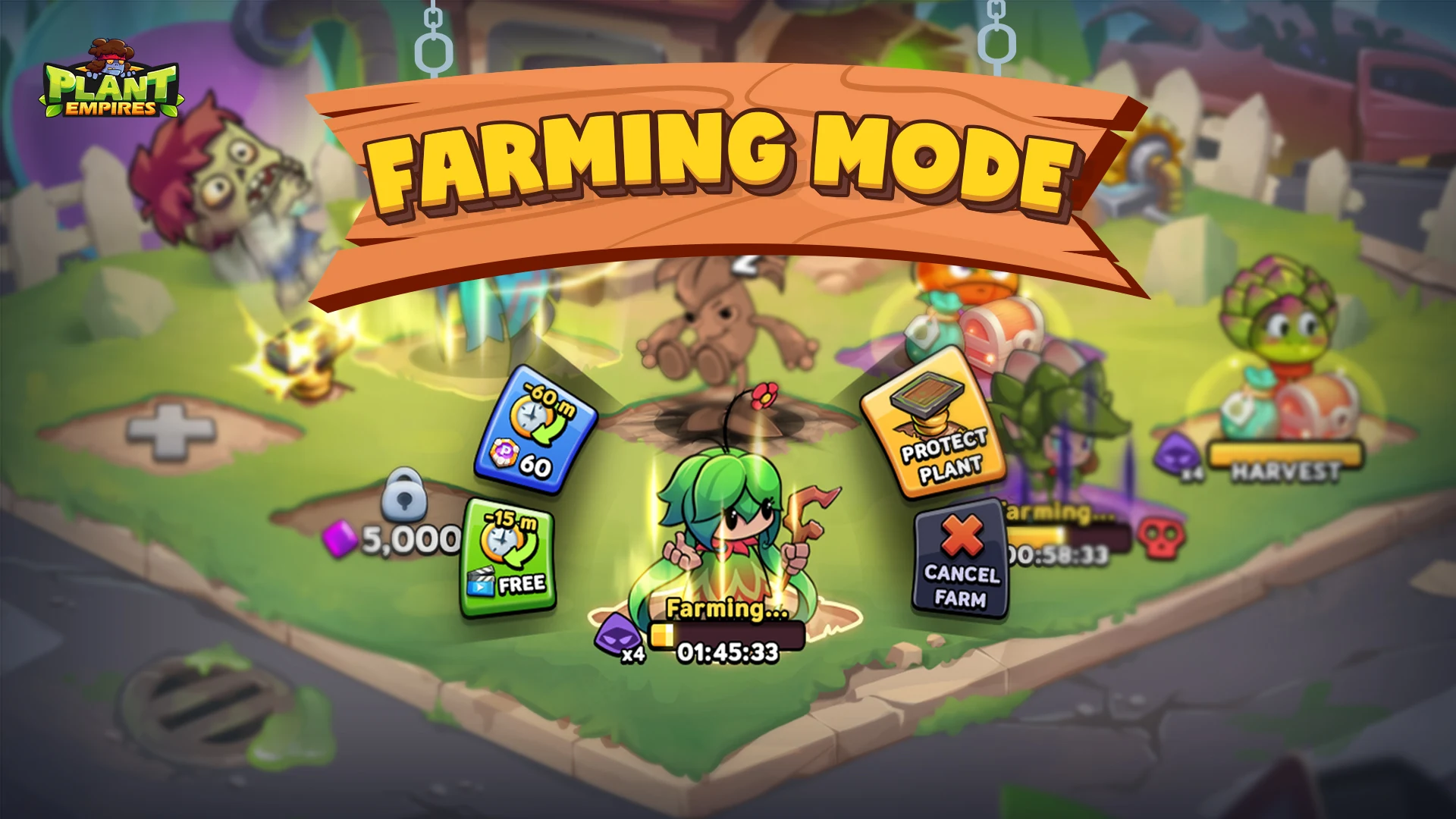 Hình ảnh Plant Empires: Arena Game Hack Menu