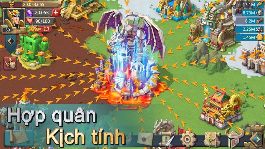 Hình ảnh Lords Mobile - Gamota Hack Menu