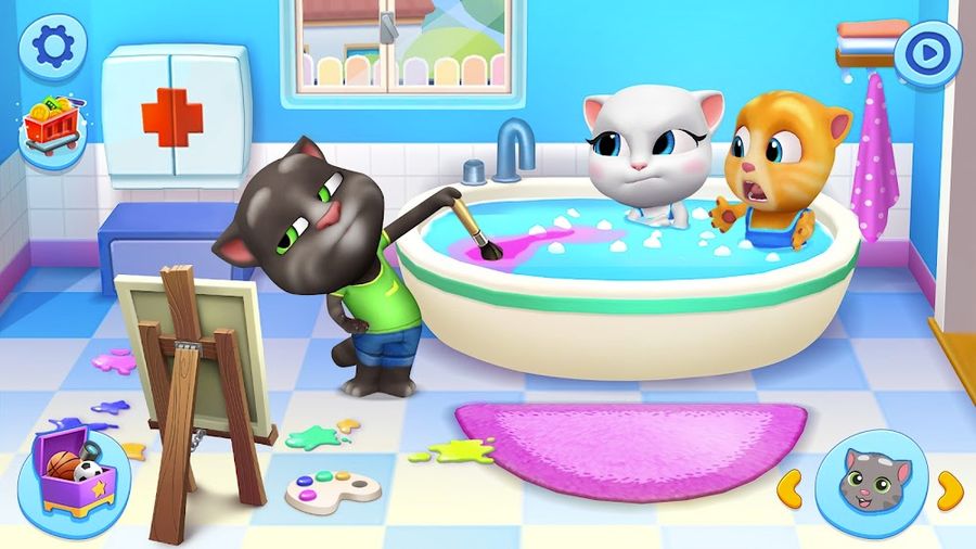 Hình ảnh My Talking Tom Friends Hack No Ads