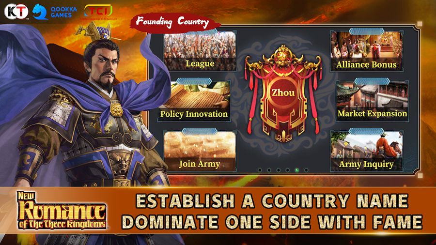 Hình ảnh New Romance of Three Kingdoms Hack Vô Hạn Kim Cương