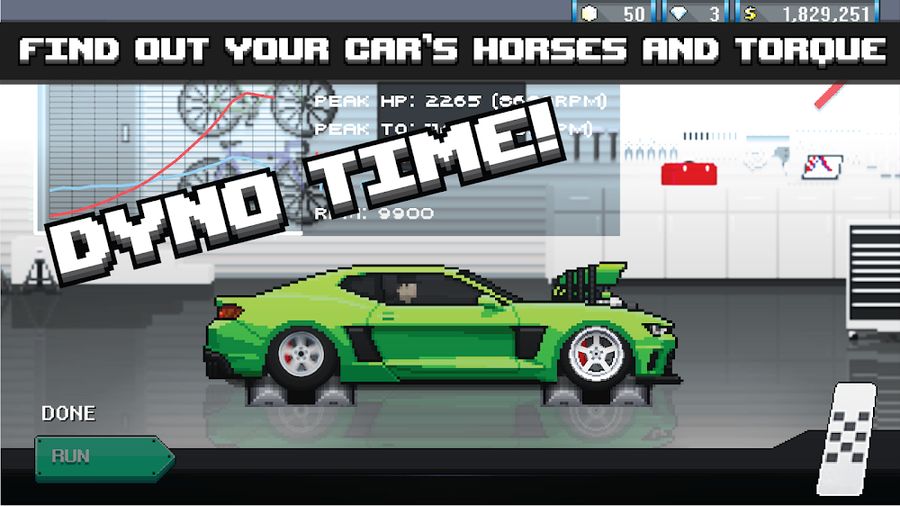 Hình ảnh Pixel Car Racer Hack Vô Hạn Kim Cương