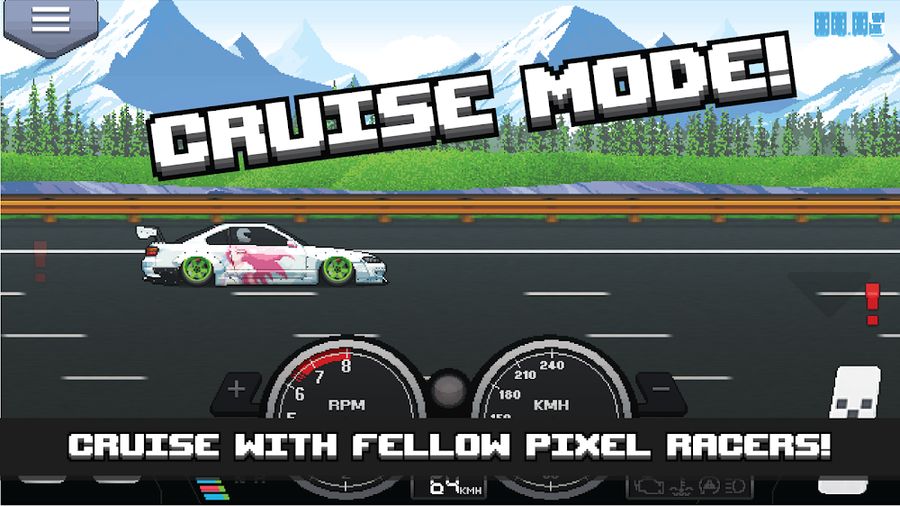 Hình ảnh Pixel Car Racer Hack Vô Hạn Tiền