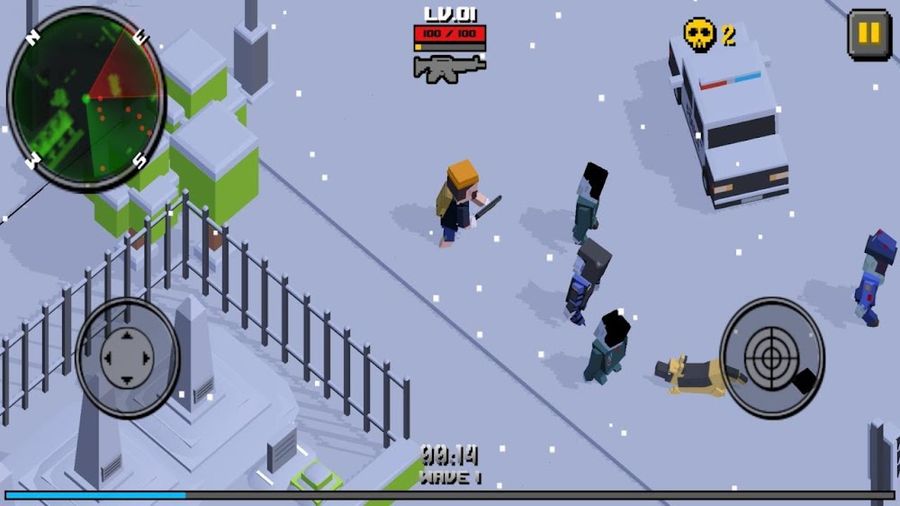 Hình ảnh Pixel Zombie Frontier Hack Unlimited Money