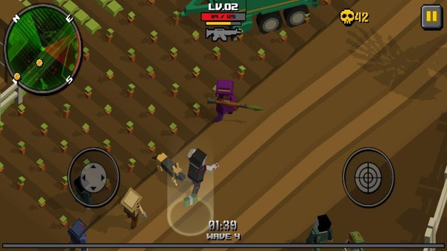 Hình ảnh Pixel Zombie Frontier Hack Unlimited Gold