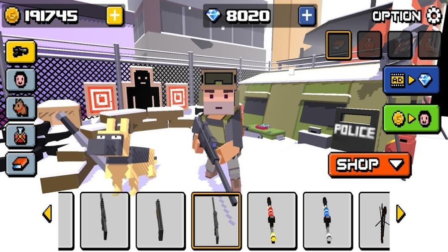 Hình ảnh Pixel Zombie Frontier Hack Menu