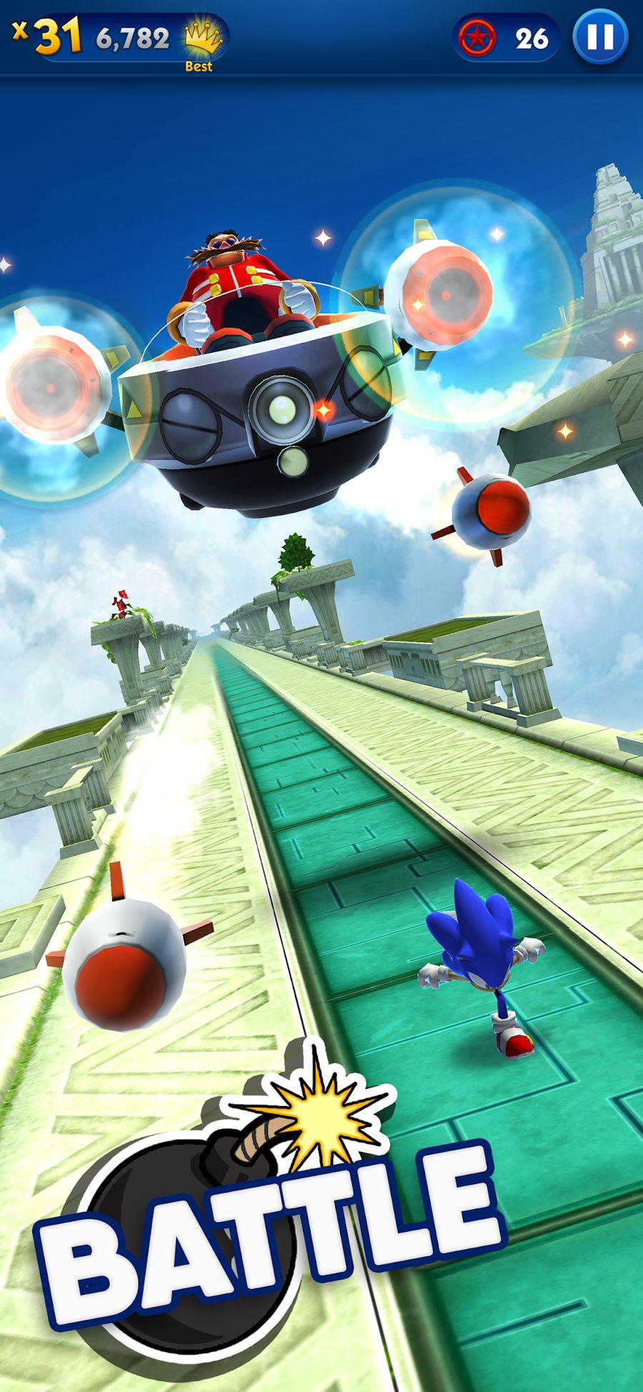 Hình ảnh Sonic Dash Hack Unlimited Money