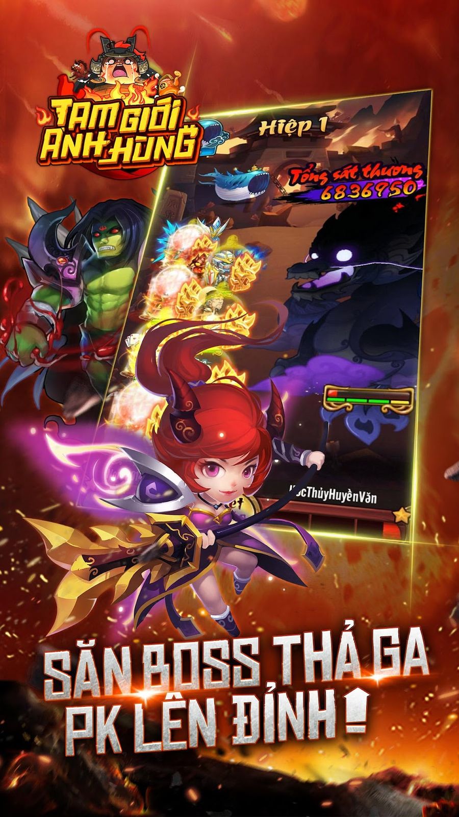 Hình ảnh Tam Giới Anh Hùng Hack KNB