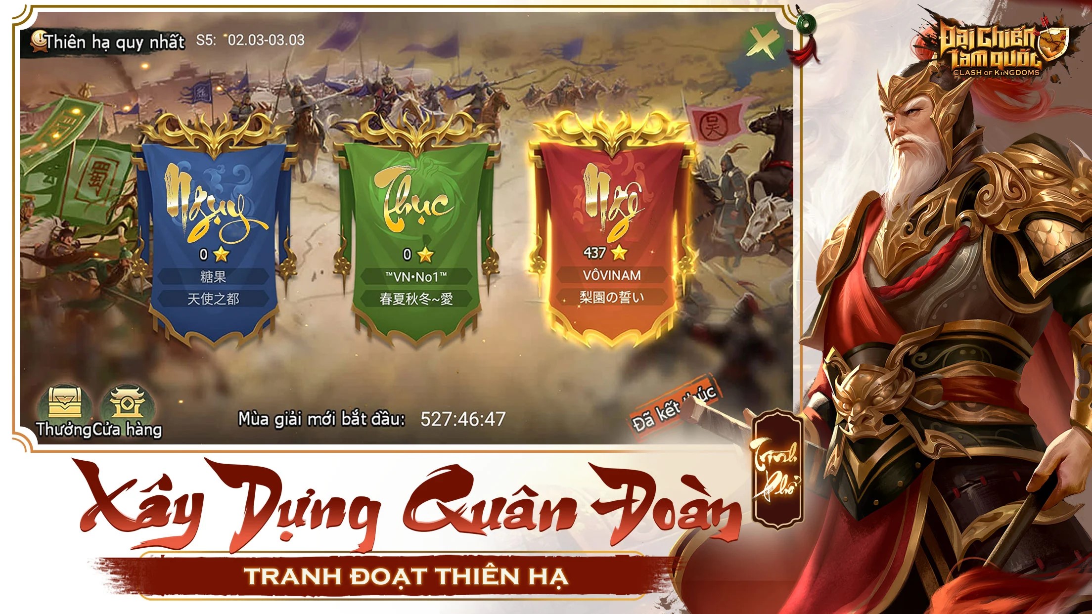 Hình ảnh Đại Chiến Tam Quốc Hack Vô Hạn Tiền